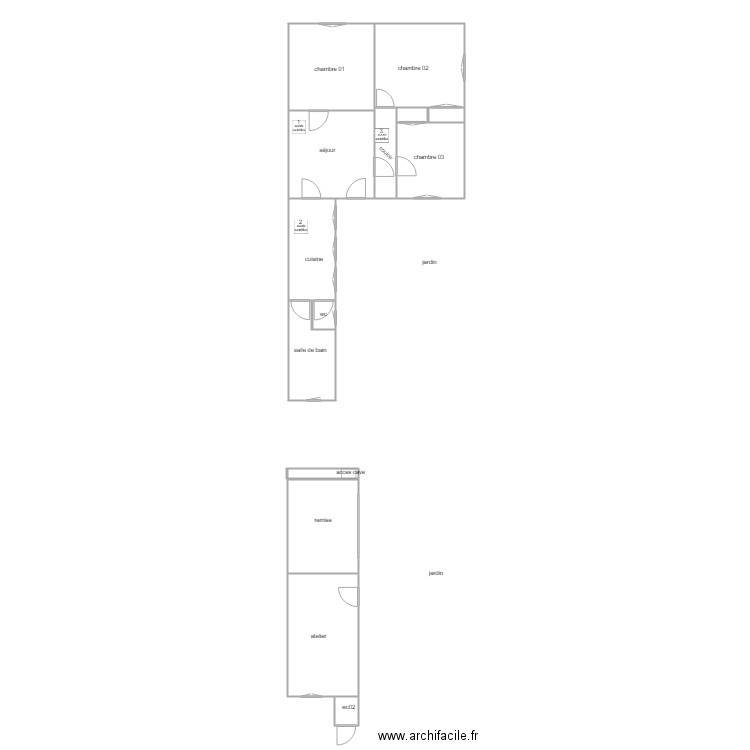 indivision gourmel. Plan de 0 pièce et 0 m2