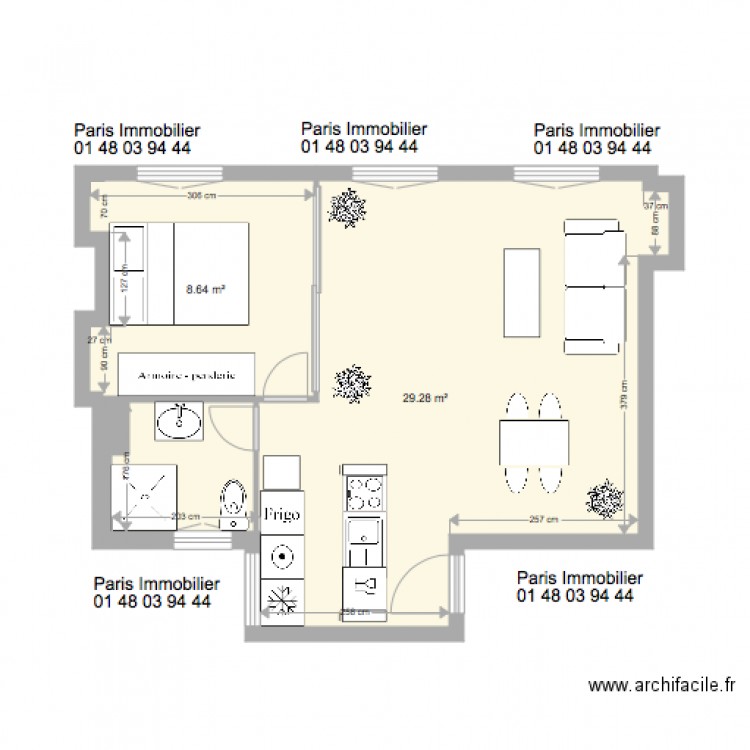 183 ST MAUR HYP 2. Plan de 0 pièce et 0 m2