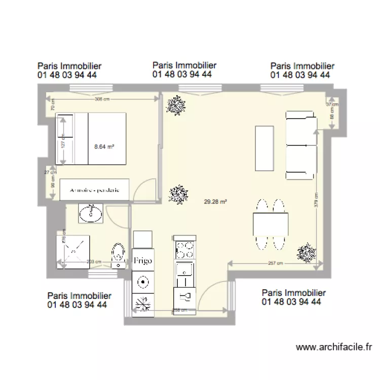 183 ST MAUR HYP 2. Plan de 