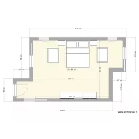 Chambre RDC meubl&eacute;e