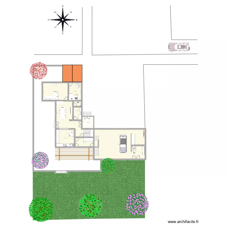 112. Plan de 8  et 192 m²