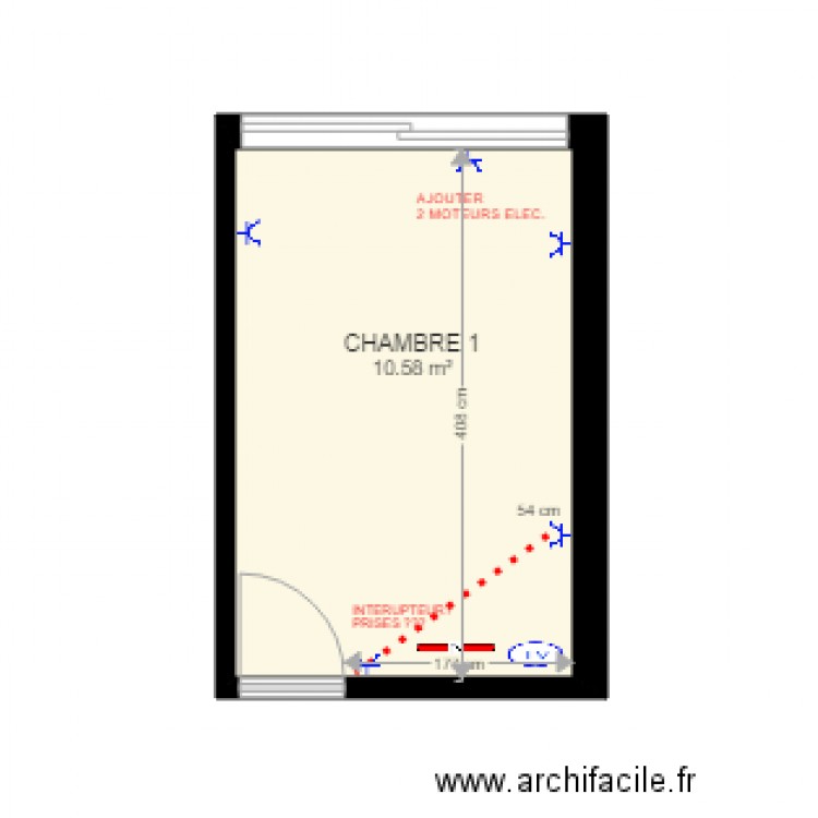 CHAMBRE MAITRES ELEC. Plan de 0 pièce et 0 m2