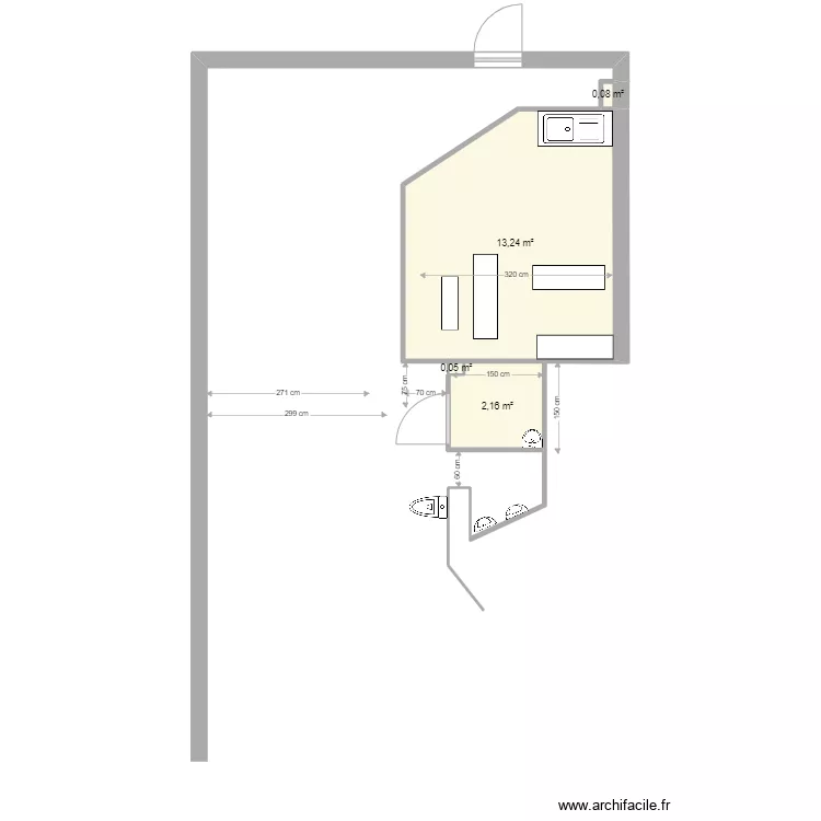 barbote cuisine wc test inversion. Plan de 