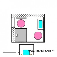 Plan salle de bain T3 10 Oct 2012 paroi en verre Kinedo V2