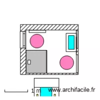 Plan salle de bain T3 10 Oct 2012 paroi en verre Kinedo V2