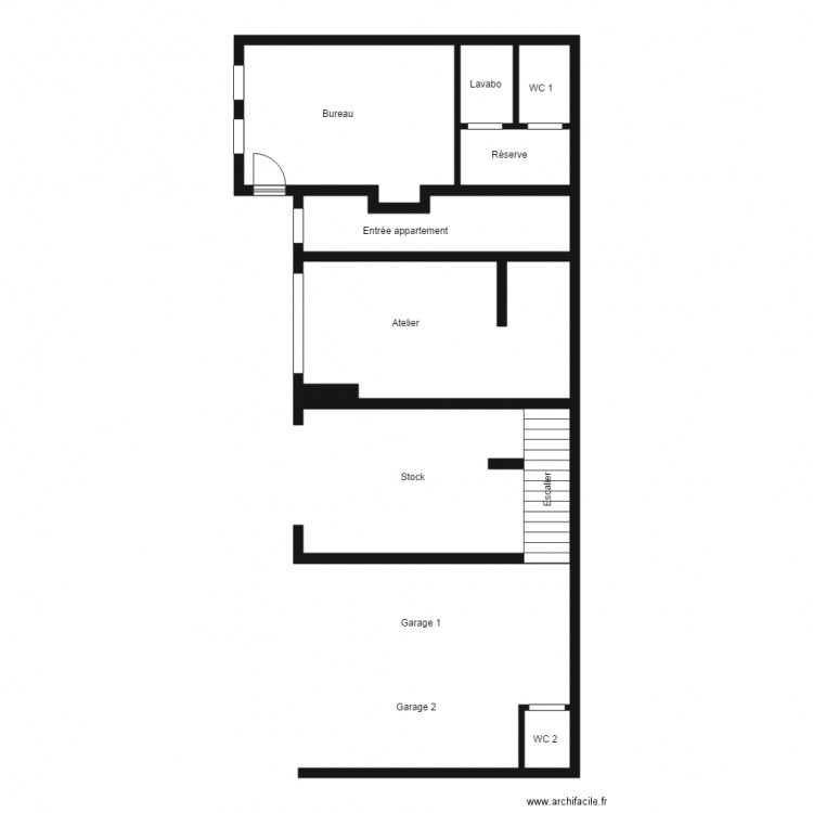 BUREAU COQUART. Plan de 0 pièce et 0 m2