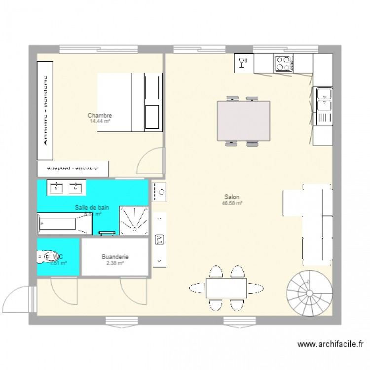 st crépin. Plan de 0 pièce et 0 m2