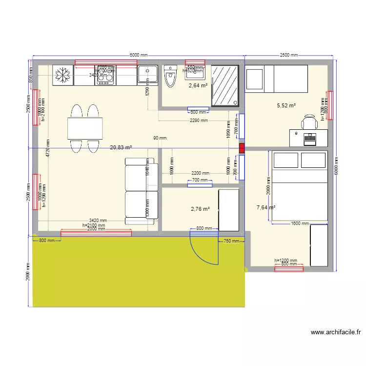 45 5 Luhovicy. Plan de 