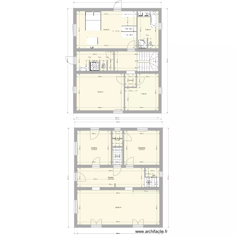 PLAN LAMEE RDC Etage projet08072019. Plan de PLAN LAMEE RDC Etage projet08072019. Plan de