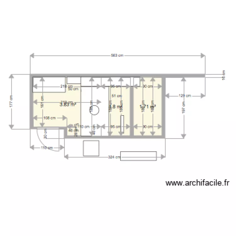 salle de bain enfants. Plan de salle de bain enfants. Plan de