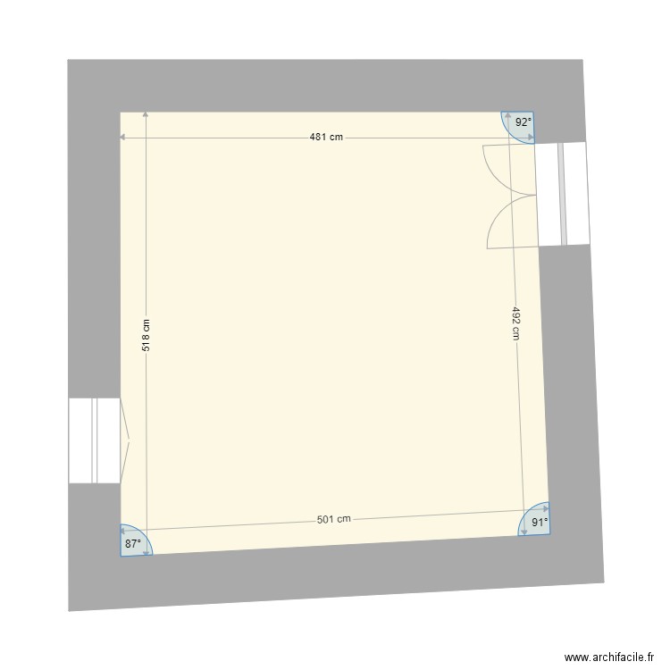 Bergerie ET0-1.VIERGE. Plan de 0 pièce et 0 m2