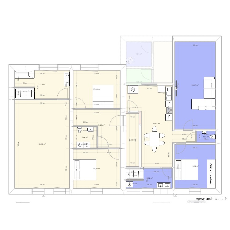 Henriville amenagement 5. Plan de 0 pièce et 0 m2