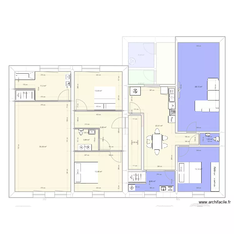 Henriville amenagement 5. Plan de 