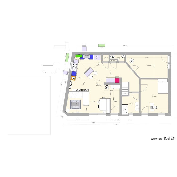 lolo. Plan de 0 pièce et 0 m2