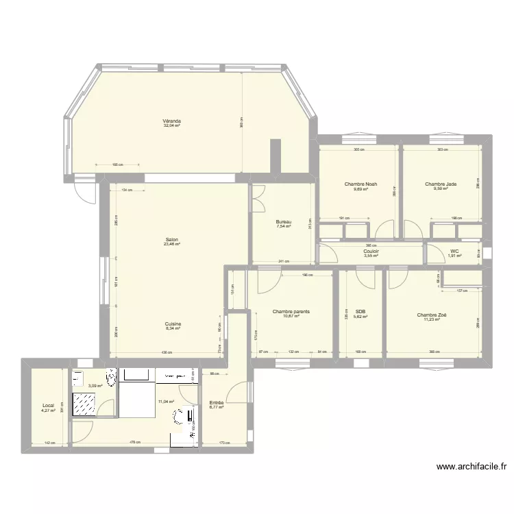 Maison Loroux Bottereau. Plan de 