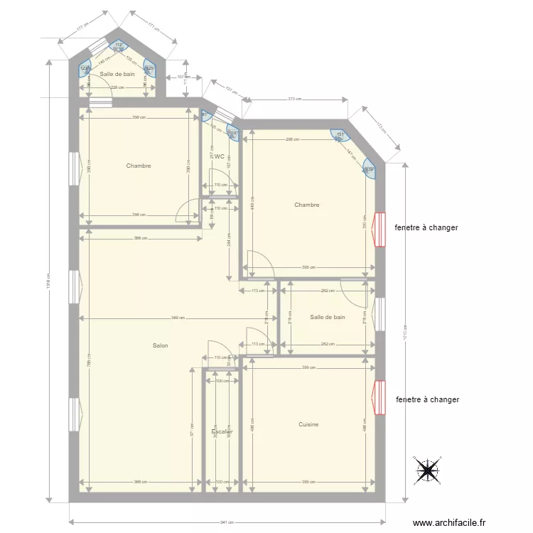 Buisson Marc et Huguette. Plan de 