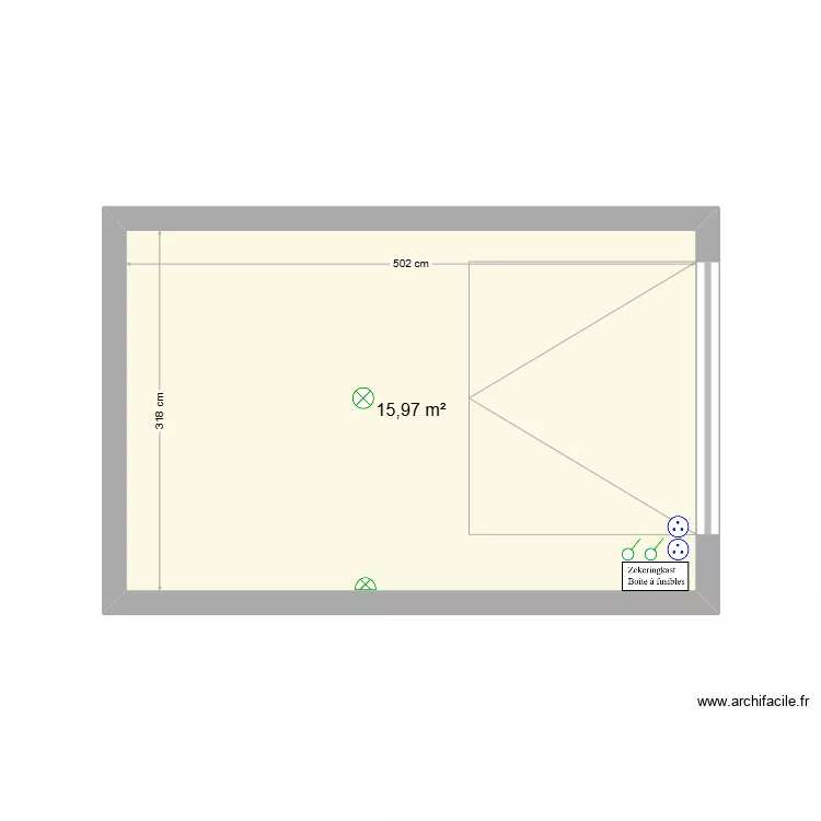 Garage. Plan de 