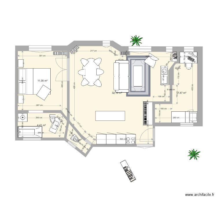 henri chevreau V3. Plan de 0 pièce et 0 m2