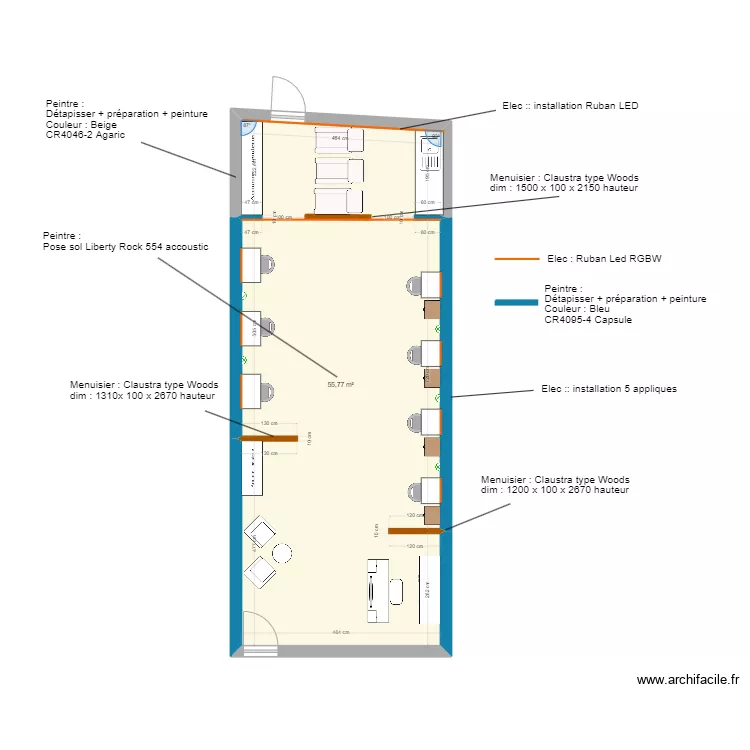 Salon coiffure Eyguieres. Plan de 