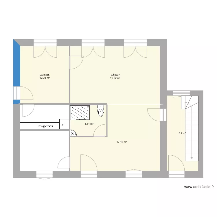 rdc ef. Plan de rdc ef. Plan de
