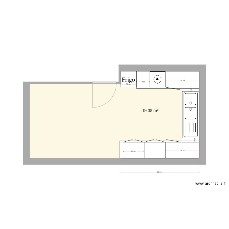 buanderie. Plan de 0 pièce et 0 m2