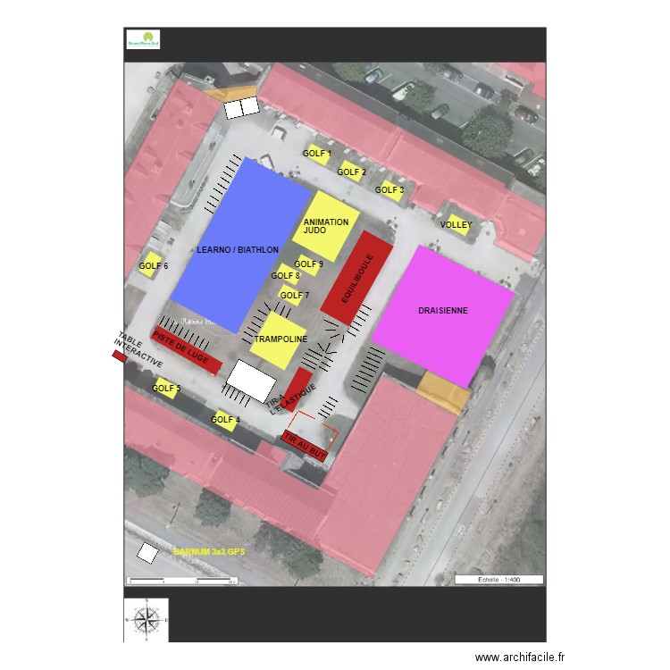 AGGLO FUN TOUR GRIGNY 1 2020. Plan de 0 pièce et 0 m2