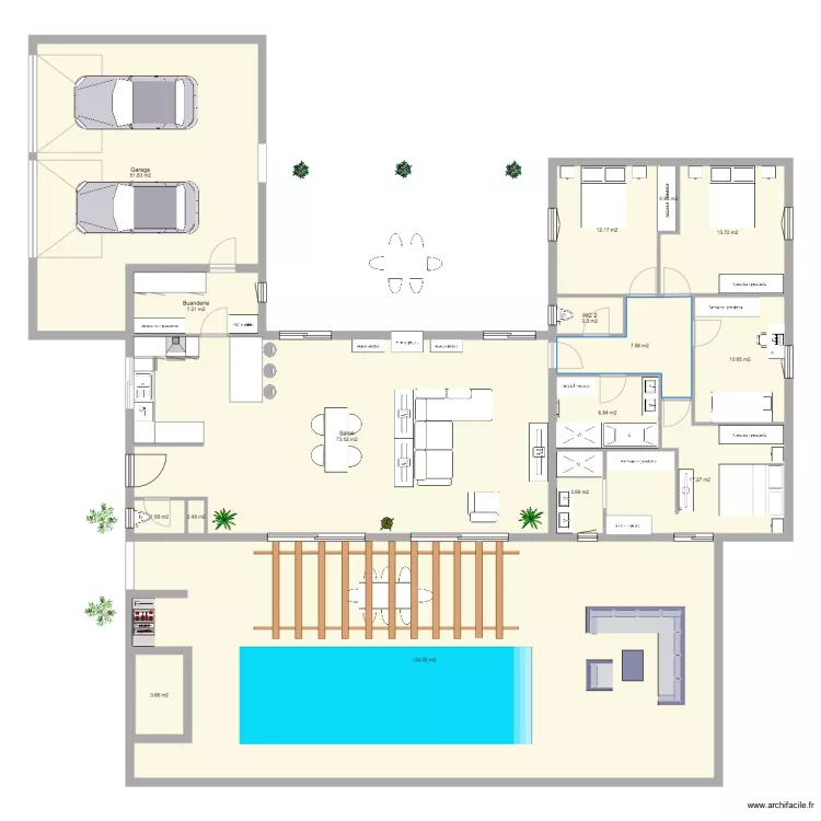 Maison. Plan de Maison. Plan de