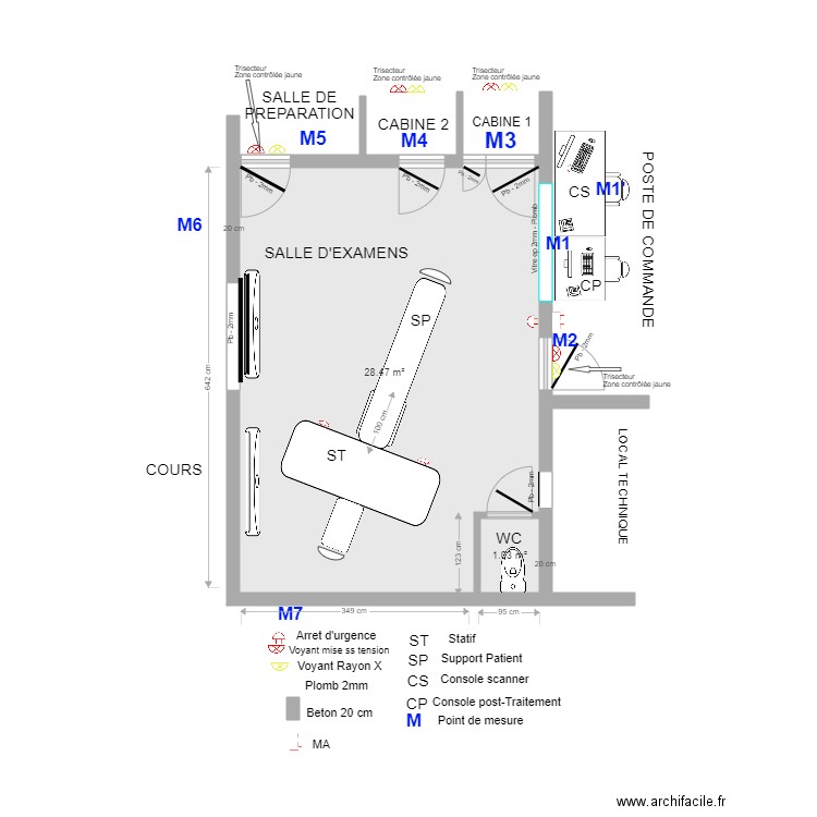 plan implantation. Plan de 0 pièce et 0 m2