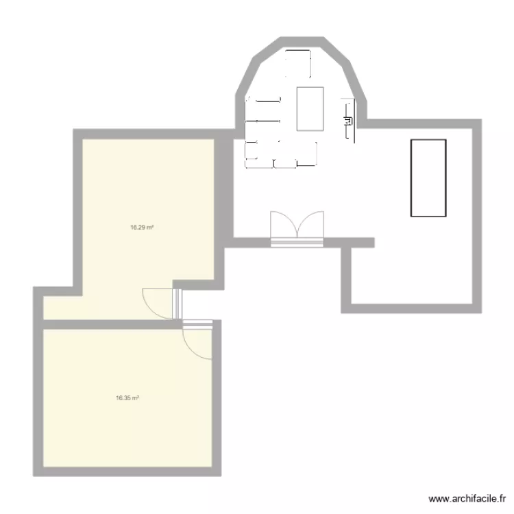 Appartement valent. Plan de 