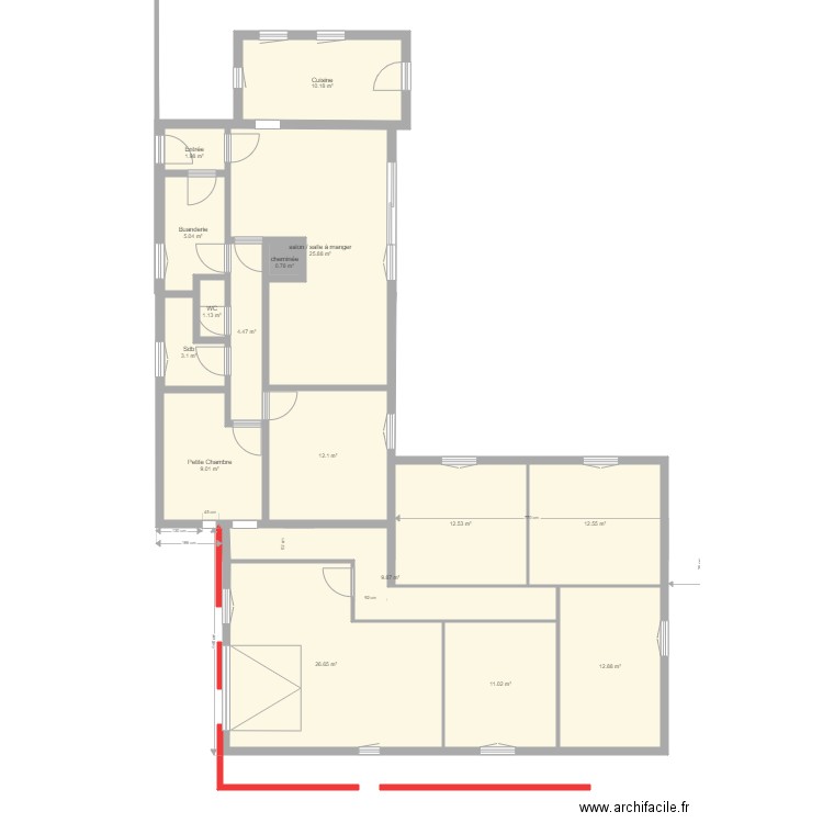 projet 17122018 bonne L2. Plan de 0 pièce et 0 m2