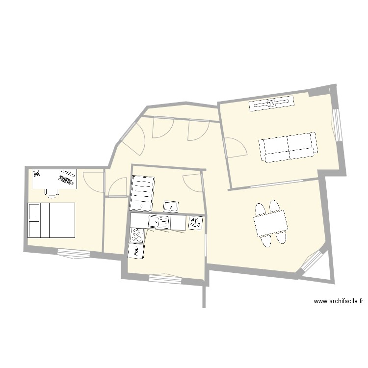 Appart vichy. Plan de 0 pièce et 0 m2