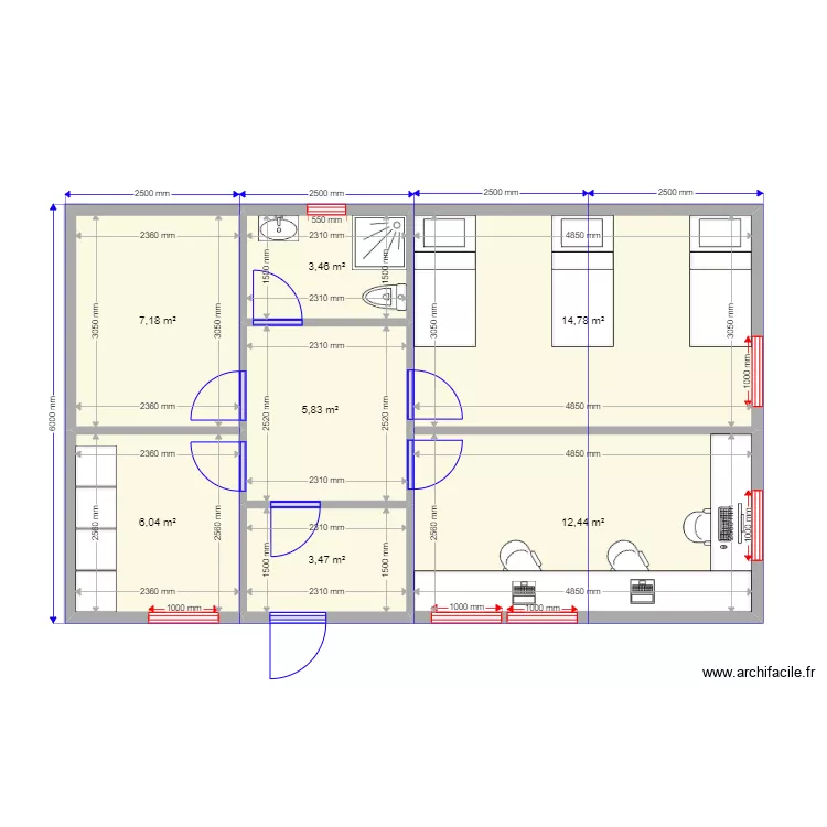 Яхт клуб. Plan de 