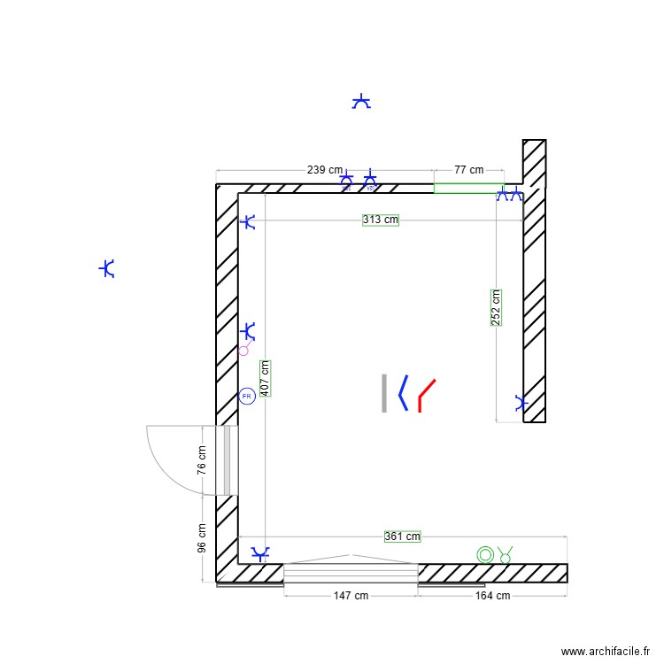 cuisine. Plan de 0 pièce et 0 m2