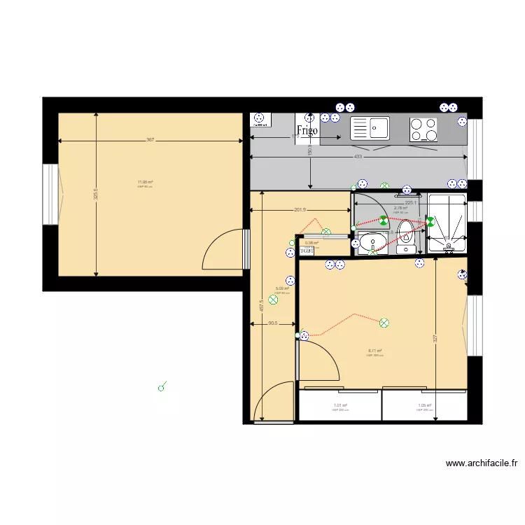 5 PASSAGE GEFFROY DIDELOT 1. Plan de 