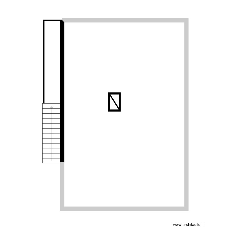 MAYEUR. Plan de 3 pièces et 54 m2