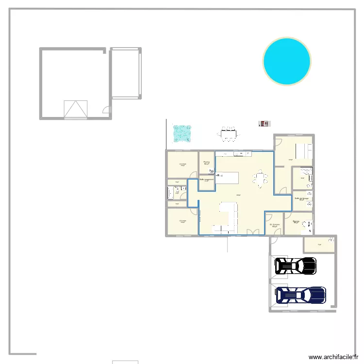 Ch. de la rivi&egrave;re. Plan de 