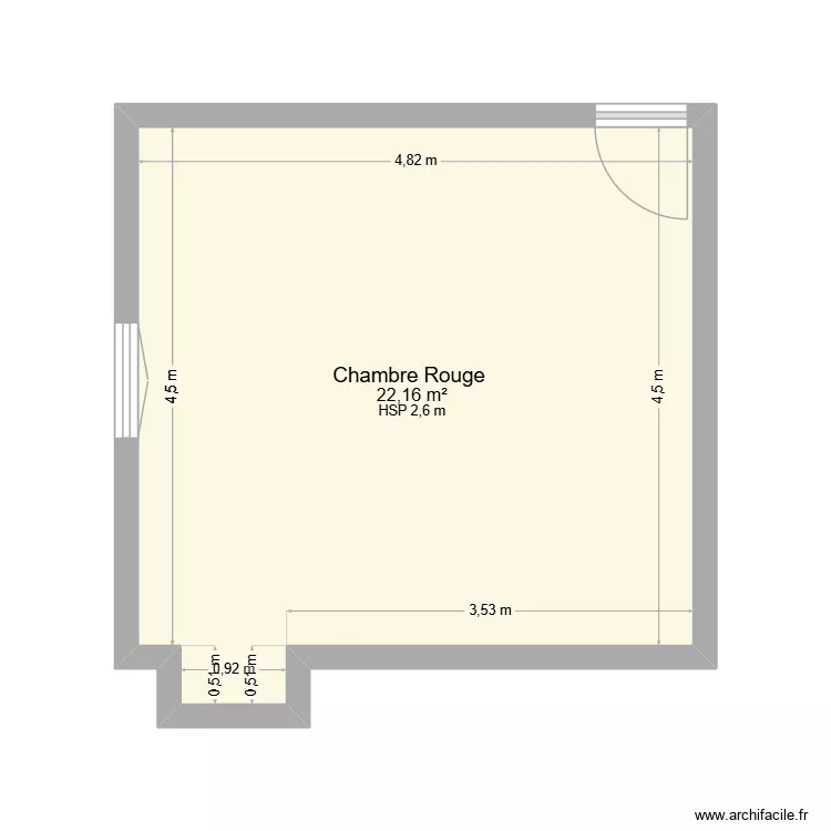 thorey. Plan de 1 Pièce et 22 m² thorey. Plan de 1 Pièce et 22 m²