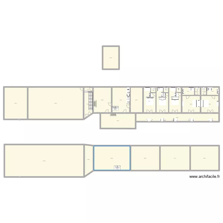 Plans Hotel B&A. Plan de 