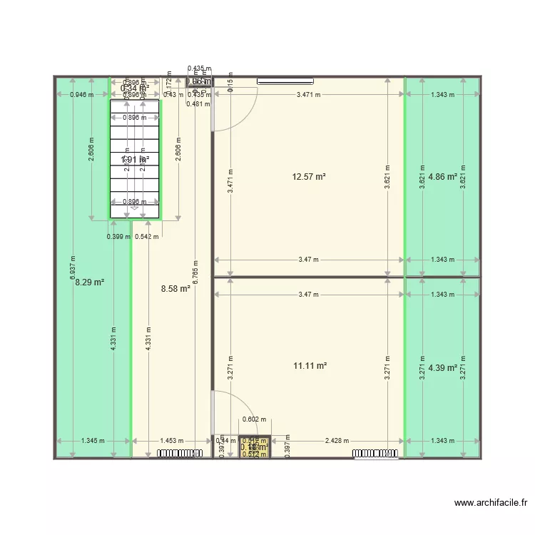 bennecourt 2&egrave;me. Plan de 