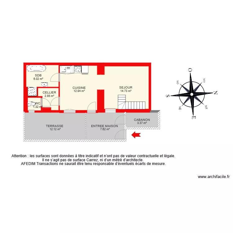 BI 5114  RDC. Plan de 