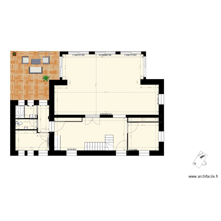 dinard rdch. Plan de 0 pièce et 0 m2