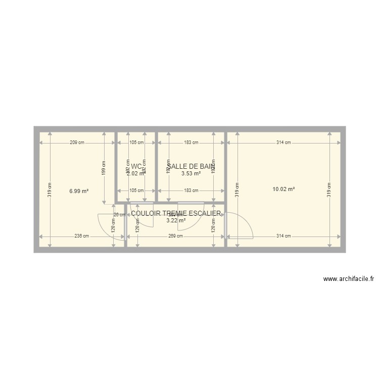 PLAN 1er Etage thomas. Plan de 0 pièce et 0 m2