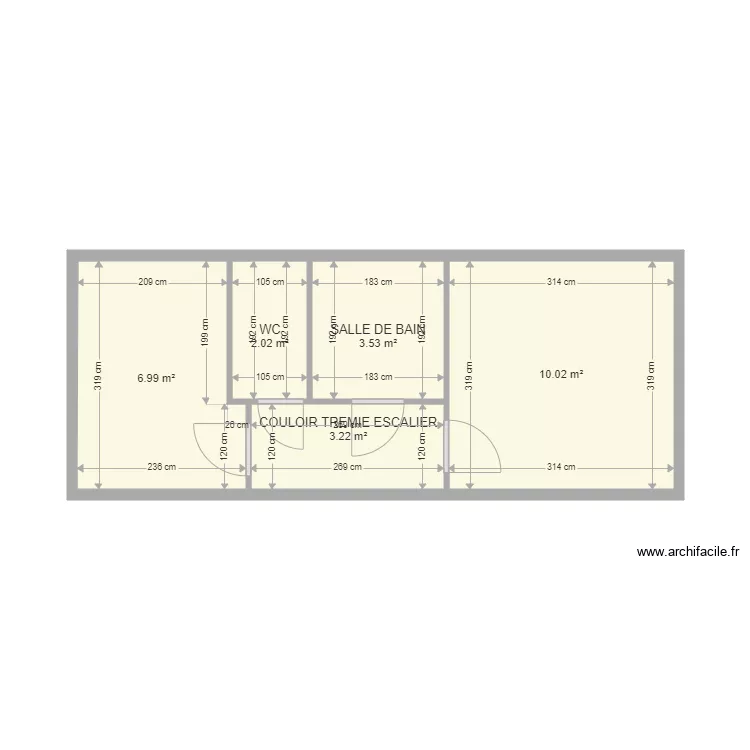 PLAN 1er Etage thomas. Plan de 