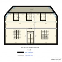 PLAN DE COUPE bâtiment 1 façade