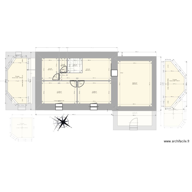 RIT-AE-LEBLOND. Plan de 0 pièce et 0 m2