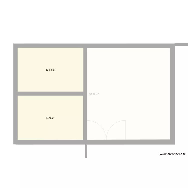 Grange Anguneau. Plan de 