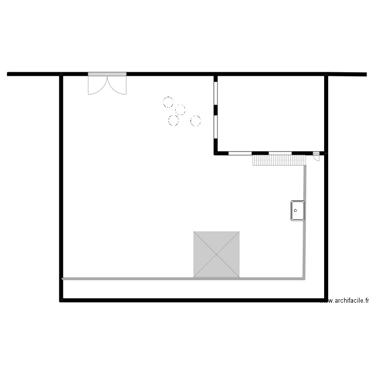 Entrepôt. Plan de 0 pièce et 0 m2