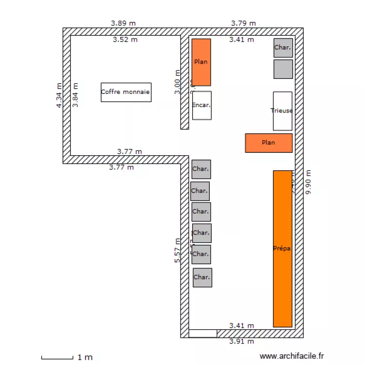 MP - Monnaie - Actuel. Plan de 