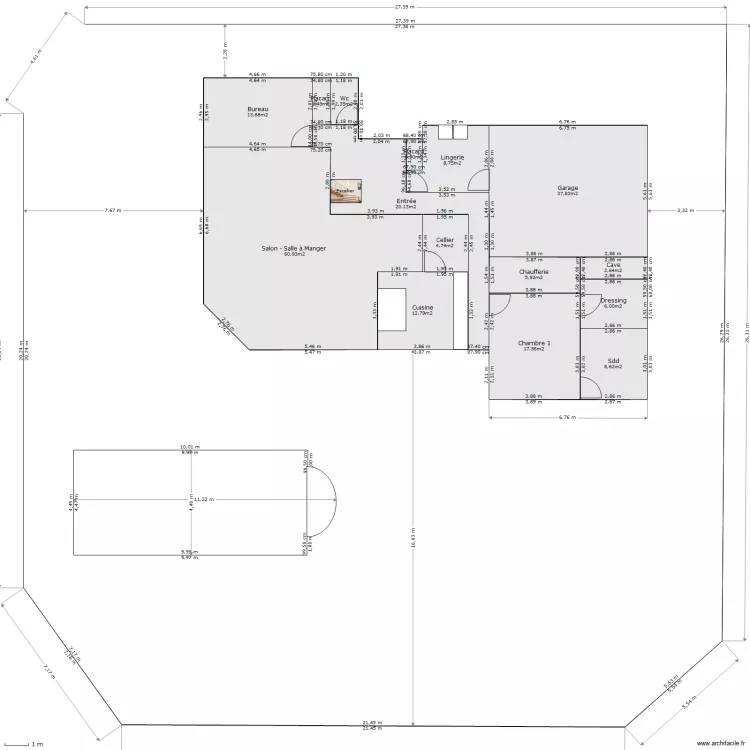 MAISON SAINT JULIEN. Plan de 