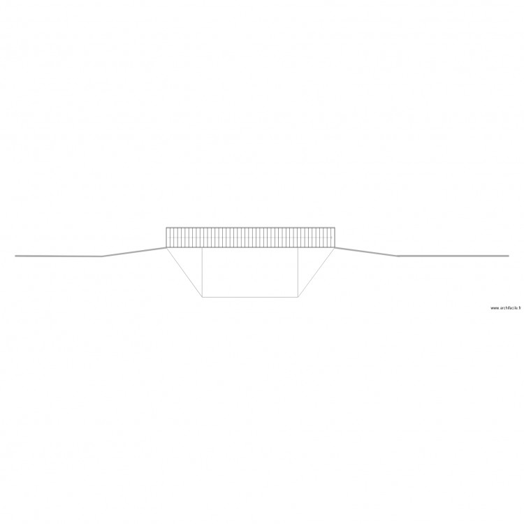 passerelle. Plan de 0 pièce et 0 m2